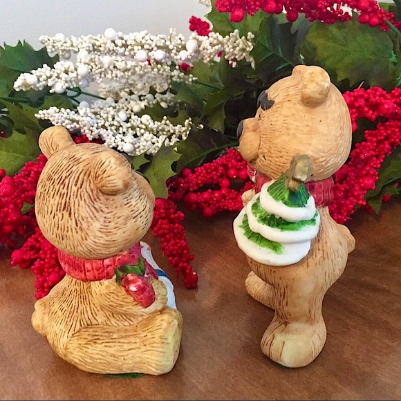 🎄Vintage Ceramic Christmas Bear Set🎄 - Picture 5 of 10